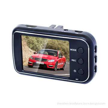 Car dash cam, FHD 1080p, 120 degree viewing angle motion detection and G sensor loop recording